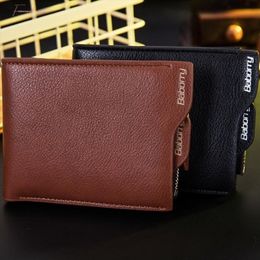 Hot Sale New Arrival Rfid Theft Protect Coin Zipper Men Wallets Purses Wallets For Men With Rfid Blocking Business Purse Card