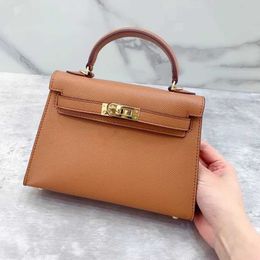 Luxury Bag Handbag Popular Mini second generation palm print leather temperament fashion one shoulder diagonal cross hand carrying