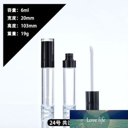 6ml Plastic Transparent Empty Beauty Lip Gloss Lipsitck Tube, 8ml Cosmetic Makeup Lip Glaze Lip Oil Pink Bottles Containers