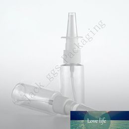 Hot 50pcs/lot 30ml PET Empty Fine Nasal Spray Mist Plastic Bottle, Cosmetic Nose Spray Bottle