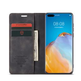 Multifunctional Leather Cases Retro Frosted Bank Card Holder Wallet Phone Case For Huawei Nova6SE Y7A P40 P30 Iphone 13 Samsung Xiaomi Smartphone