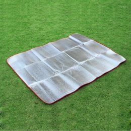 Outdoor Pads 150*180*0.25 Picnic Mat Moisture Pad Double Sided Waterproof Aluminium Foil Folding Tent Bed Mats Camping Mattress