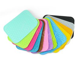 Silicone Insulation Placemat Kitchen Pot Holder Table Mat Heat Resistant Kettle Pad Non-Slip Thicken Coaster dd972