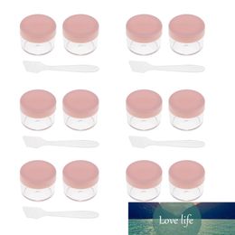 12pc Plastic Jars with Lids Cosmetic Containers for Cream Gel Powder Glitter