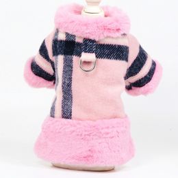 Winter Clothes Harness Coat Jacket Small Dog Costume Poodle Bichon Frise Pomeranian Schnauzer ropa para perro Pet Outfit 201201