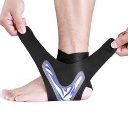 Ankle Support 1pc Elastic Sport Compression Brace For Football Basketball Running Wrap BraceSportswear M-XL