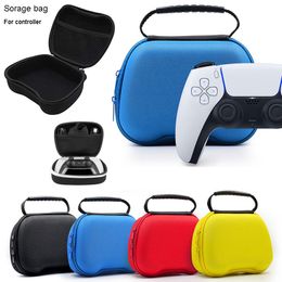 Hard shell Case for P five controller storage bag dualsense gamepad Carrying Pouch P5 joystick Organizer Heavy Duty Protective Cover Anti-Fa