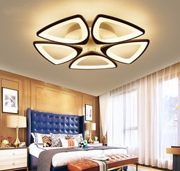 Acrylic LED ceiling lighting modern minimalist living room bedroom restaurant study lamp AC220V dimmable fixtures