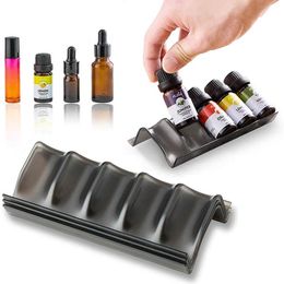 Essential Oil Bottle Shelf Rack Holds 15 Dropper and Roller Bottles for Organising & Displaying Oils