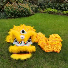 14 inch Classic Lion Dance Mascot Costume With pants Kid Suit 5-12 Age Play Game Props Sub Performance Cartoon Outfit Dress Ornamen Sports Toys Game Carnival