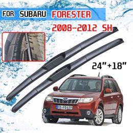 For Subaru Forester 2008 2009 2010 2011 2012 SH Accessories Car Front Windshield Windscreen Wiper Blades Brushes Cutter U J Hook