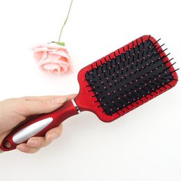 Length 25cm Diameter 8cm Massage care airbag hair comb multi-gear large Great for loosing up curls as well red colors254R