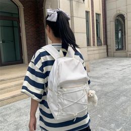 Backpack Schoolbag Female Ins Wind Korean Version Of Large-capacity Junior High School Student Campus Backpack1