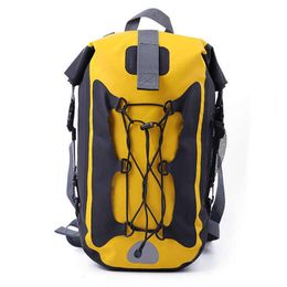 Waterproof Dry Backpack Best Roll Top Floating Bag for Boating Rafting Fishing Camping Hiking Biking Kayaking Motorcycle Beach Q0705