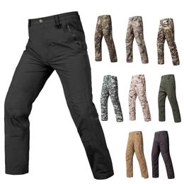 Tactical Hardshell Outdoor Pants Sports Woodland Hunting Shooting Camo Pants Combat Clothing Camouflage Trousers NO05-206