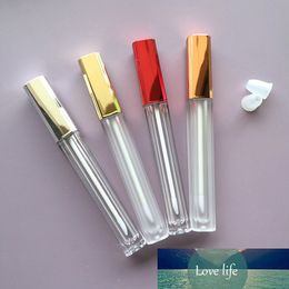 4.5ml Clear Empty Concealer Refillable Bottle Cosmetic Lipgloss Packing Containers Red/Rose Gold/Silver Cap Lip Gloss Tubes