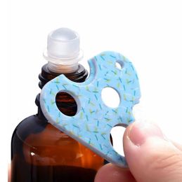 Bottle Openers Essential Oil Bottle Opener Corkscrew Plastic Triangles Openers Colors Printing Opener Tool Caps Bottles To Remove GH1432