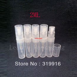 24 x 2ML Crimp Neck Plastic Perfume Bottle with cap,Mini Mist Spray Bottle,Small Atomizer 2cc small mist spray vialpls order