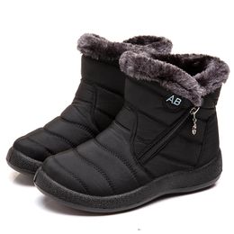 Uomo Donna Stivali Stivali invernali leggeri Scarpe da donna Caviglia Botas Mujer Stivaletti da neve Waterpoor Slip on femminile Scarpe casual Calzature in peluche