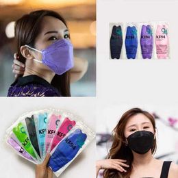 18 Colours Individual Package Fish Shaped kf94 Face Mask Colourful Dustproof Anti-dropping Masks