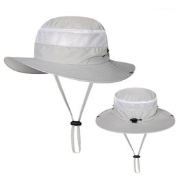 Cloches Men Women Foldable Portable Bucket Hat Anti-UV Quick Lightweight Sunshade Outdoor Fishing Summer Hiking Wide Brim Adjustable1