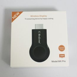 Hot Sell MX Pro TV Stick Full HD 1080p Anycast Miracast Dlna Airplay WiFi Dongo Dongle para Andriod iOS Celularphone