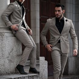 The latest Mens Suits Two-Pieces Jacket And Pants Tuxedo Shawl Lapel Slim Formal Party Dance Suit Custom
