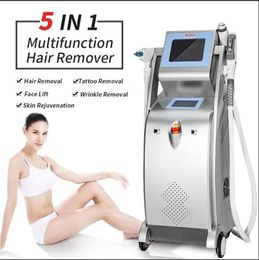 High quality OPT IPL fast hair removal Nd Yag laser New System Epilator OPT tattoo acne pigment wrinkle vascular remove skin rejuvenation machine