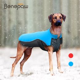 Benepaw Winter Warm Dog Coat Jacket Reflective Comfortable Small Medium Big Dog Clothes Christmas Outfit Waterproof Pet Clothing 201116