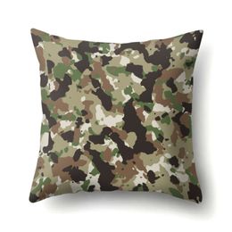 Wholesale 45x45cm camouflage style pillow case Pillowcase Home Sofa Car Cushion Cover Without inside core