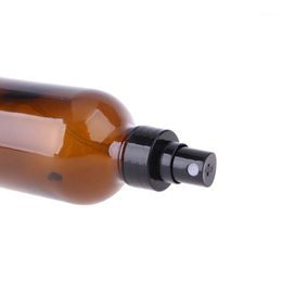 Storage Bottles & Jars Empty Amber Glass Spray Bottle Water Sprayer Refillable Atomiser Container For Essential Oils