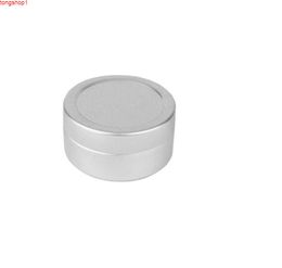 500pcs/lot 10g empty round Aluminium lip balm tins,10ml silver metal cosmetic jar containergood quantity