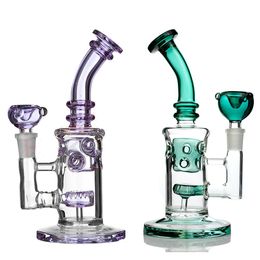 2022 new Purple dab rig hookah fab egg cool glass water pipe bong for sale with 14mm bowl