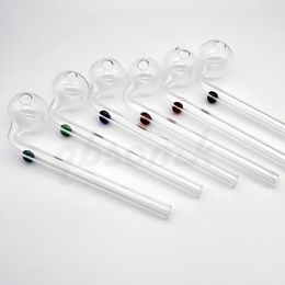 tubi a colori diversi Sconti Qbsomk 14 cm tubi di vetro curvo con tubi a olio di vetro tubi con differenti pipe di fumo di acqua di equilibratore colorato