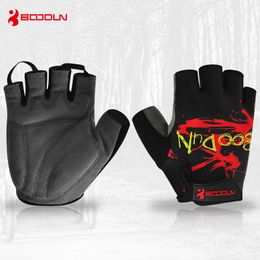 Boodun Summer Gym Half Finger Weight Lifting Gloves Mountain Training Gloves Breathable Sport Bicycle Fitness Men Gloves Women Q0107