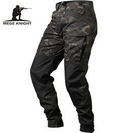 Mege Quality Spring Tactical Pants Military Clothing Army Camouflage Cargo Pants Knee Reinforced Airsoft Durable Dropshipping 201027