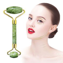 Body Sculpting Slimming Portable Xiuyu Jade Face Massager Rolling Wheel Natural Woman Beauty Jades Stone Face Muscle Stimulator Facial Massage Anti Wrinkle ZL0055