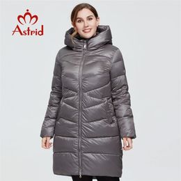 Astrid New Winter Women's coat women long Model warm parka fashion Jacket hooded Bio-Down large sizes female clothing 9215 201217