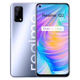 Original Realme Q2 5G Mobile Phone 4GB RAM 128GB ROM MTK 800U Octa Core Android 6.5" Full Screen 48MP 5000mAh Face ID Fingerprint Cell Phone