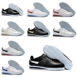 classic cortez Australia - Fashion Classic Boots Cortez NYLON RM White Red Casual SHoes Black Blue Lightweight Run Chaussures Leather Outdoor sneakers