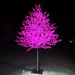 2.5m 2.8M 3m Shiny LED Cherry Blossom Christmas Tree Lighting Waterproof Garden Landscape Decoration Lamp For Wedding Party