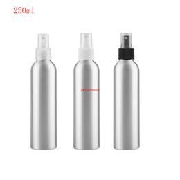 20pcs/lot 250ml Empty Silver Aluminium Metal Perfume Bottles With Spray Cosmetic Containers Wholesalebest qualtity