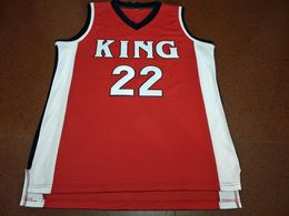 Rare #22 Kawhi Leonard Martin Luther King High School Retro klaw basketball Full embroidery Size S-4XL or custom any name or number jersey