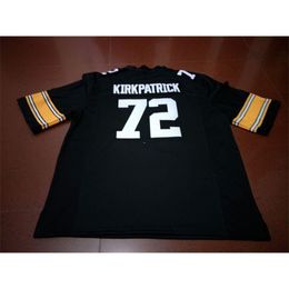 Cheap 2024 #72 Coy Kirkpatrick Iowa Hawkeyes Alumni College Jersey S-4XLor custom any name or number jersey
