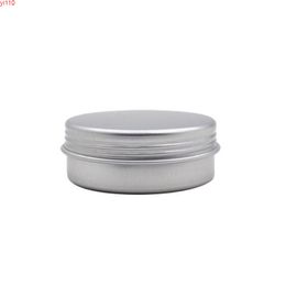 25ml Aluminium Tin Pots Metal Aluminium Round Cans Box Lightweight Empty Cosmetic Containers 50pcs/lotgoods