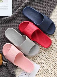 Bathroom Slippers Women Solid Summer Home Indoor Couple Slipper House Soft Bottom Sandals for Men Outdoor Non-slip Beach Slides Y220214