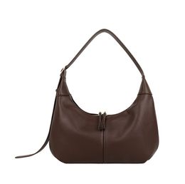 Women Handbags Designer Soild Colour Shoulder Bag Fashion Female PU Leather High Quality Half Moon Underarm Bag