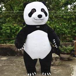 Mascot CostumesInflatable PandaCostume People Wear Walking Plush Doll Costume To Perform InteractiveDoll Halloween Costume