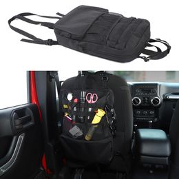 Black Seat Back Storage Bag Oxford For Jeep Wrangler /Ford F150/Mustang/Chevrolet Silverado/camaro/Dogde chanllger/charger/Ram/Jimny