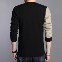 Liseaven Men Casual Pullover Sweater Fashion O Neck Knitwear Long Sleeve Male Pullovers 201130